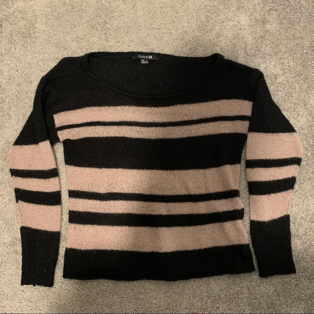 Slouchy Off the Shoulder Knit Sweater